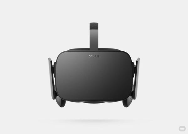 Meta Rift VR-headset - Virtuell verklighetsheadset för PC 2 kontrollenheter