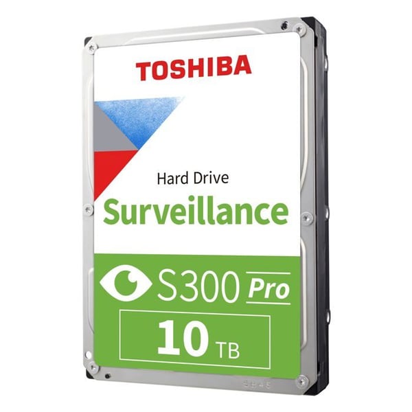 Intern hårddisk - TOSHIBA - S300 Pro övervakning - 10 To - 7200 RPM - SATA