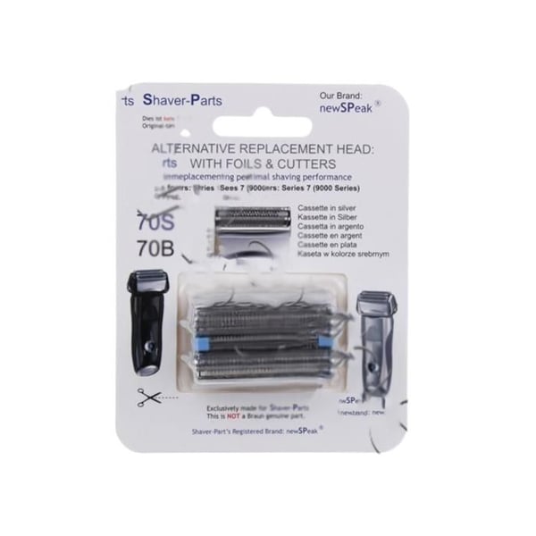 SOS Tillbehör Rakhuvud Pulsonic serie 7 70S för Rakhyvel, trimmer BRAUN 81387979