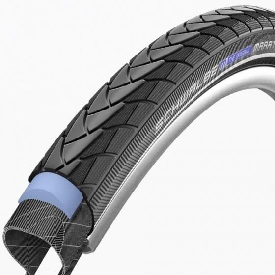 Schwalbe Marathon Plus HS440 elcykeldäck - 28x1,75 (47-622) - Svart - Tubetyp Schwalbe Marathon Plus HS440 elcykeldäck - 28x1,75 (47-622) - Svart - Tubetyp