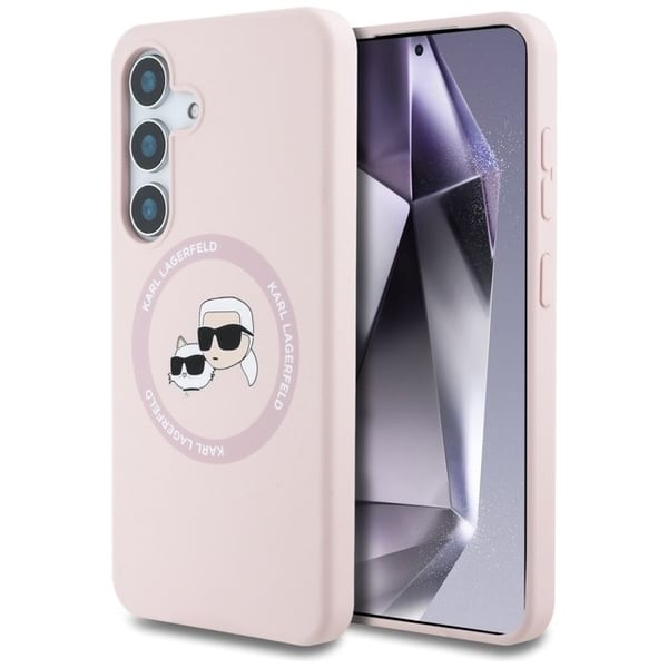Telefonfodral - Karl Lagerfeld - Samsung Galaxy S25 Plus - Rosa - Elegant - Robust