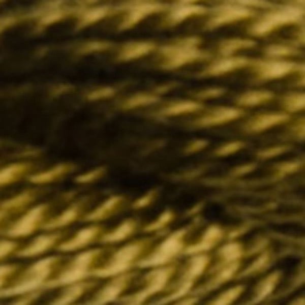 Broderigarn pärlat - DMC - 115 5-830 - Mörk olivguld - Storlek 5 - 100% lång bomullstråd