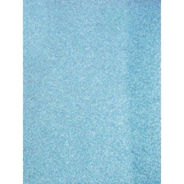 Ki-Sign - Glittrande tygkupong i himmelsblå 66x45 cm
