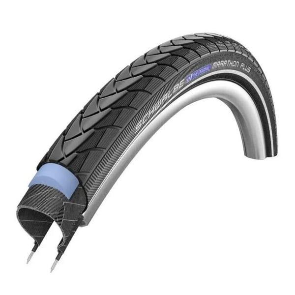 Sähköpyörän rengas Schwalbe Marathon Plus HS440 - 28x1.75 (47-622) - Musta - Putkirengas