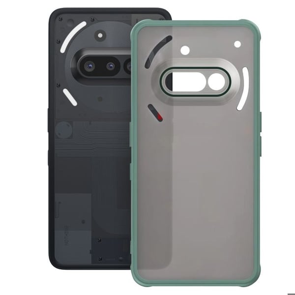 Coque Stötte - Ingenting - Telefon 3a - Grön Genomskinlig - Halkfri Yta - Förstärkta Hörn