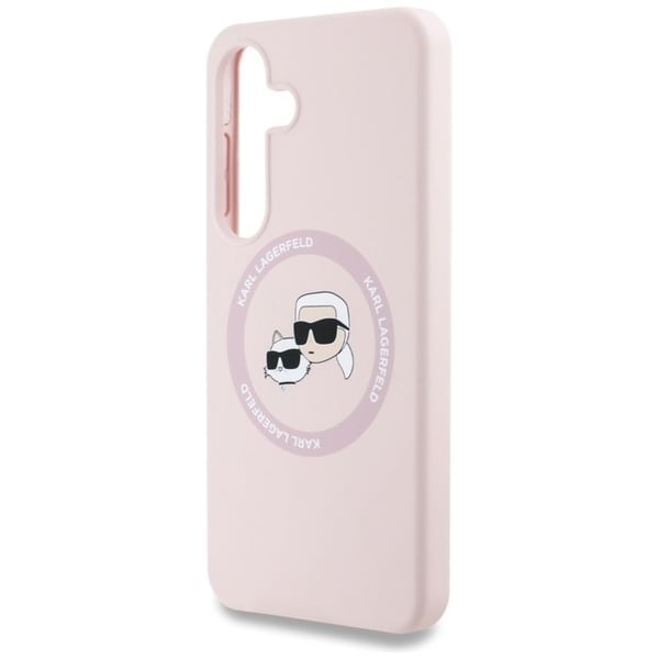 Telefonfodral - Karl Lagerfeld - Samsung Galaxy S25 Plus - Rosa - Elegant - Robust