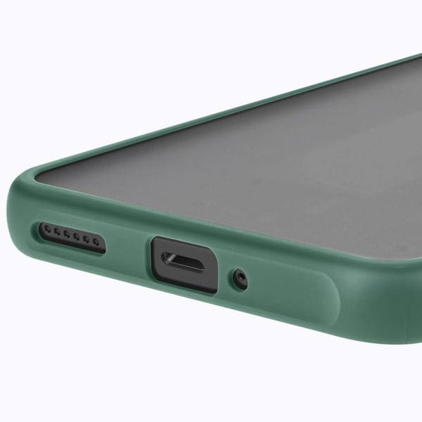 Coque Stötte - Ingenting - Telefon 3a - Grön Genomskinlig - Halkfri Yta - Förstärkta Hörn