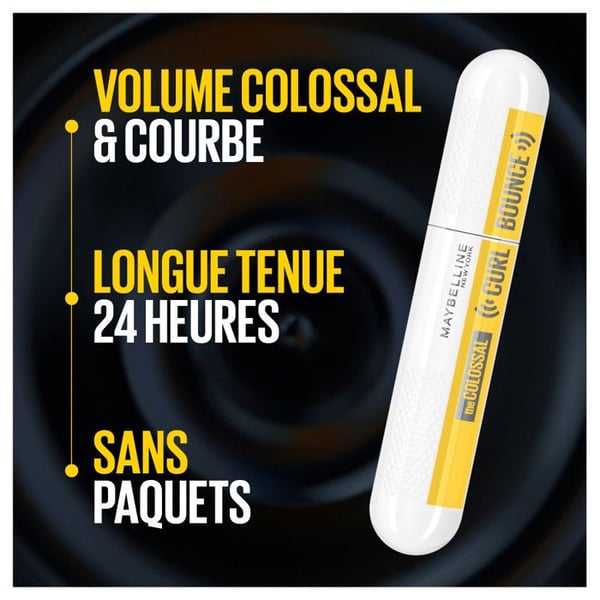 MAYBELLINE NEW YORK Colossal Curl Bounce Waterproof Mascara - Svart