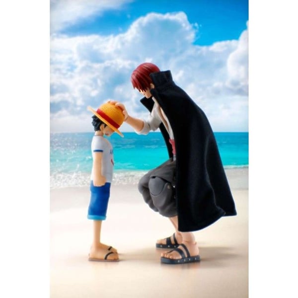 Figurer One Piece - Shanks &amp; Monkey.D.Luffy Barndom S.H.Figuarts Bandai