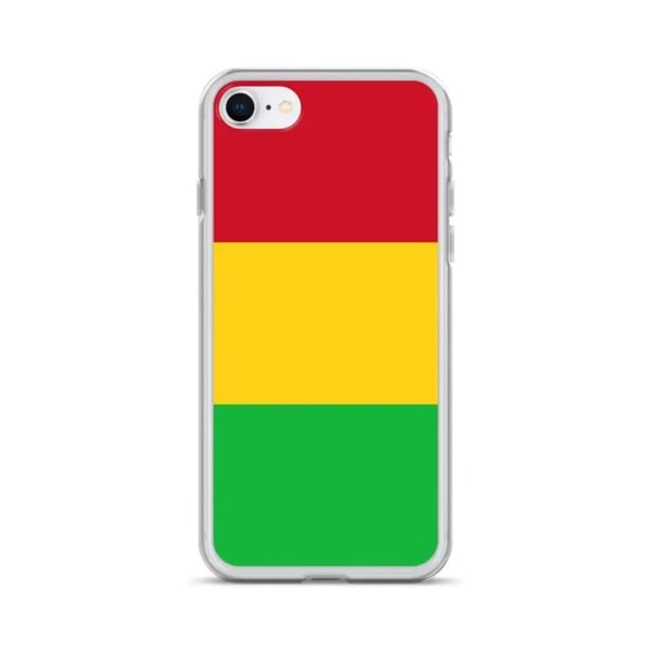 Mobilskal – Mali Flagga – Kompatibel med iPhone 6 – Mjuk Fodral – Resistenta och Stötabsorberande - Silikon - Pixelforma