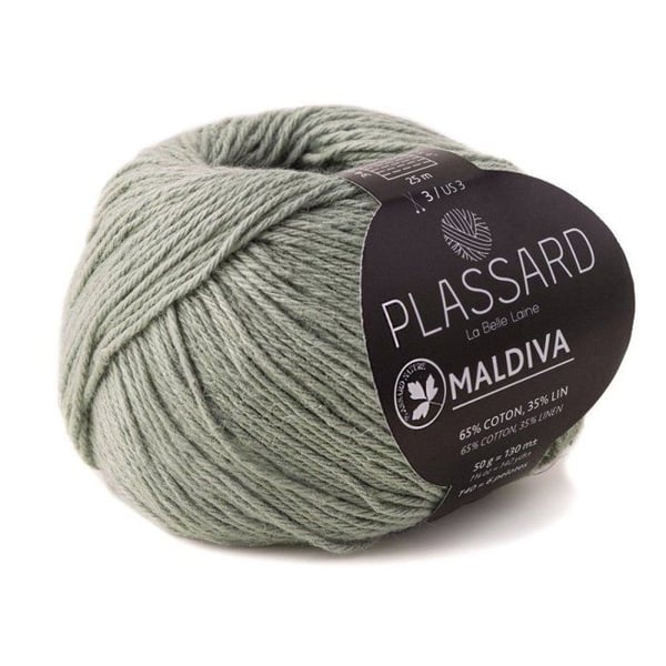 Plassard - Virk- och stickgarn för sommaren Plassard: Maldiva Lind 77