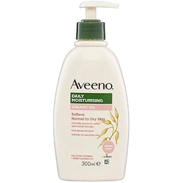 Fuktighetsolja - AVEENO - 300 ml - Kolloidavete - Sötmandelolja - Hypoallergenisk