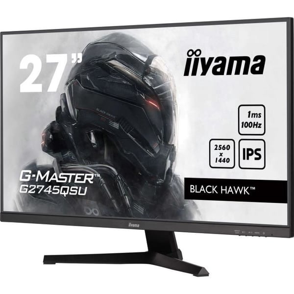 Spelbordsmonitor - IIYAMA - 27" - QHD - 100Hz - IPS-panel - 1ms - G2745QSU-B2
