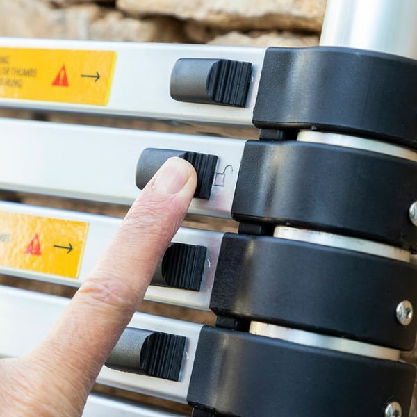 Teleskopstege - INNOVAGOODS - 3,2 m - 10 steg - Aluminium - 150 kg