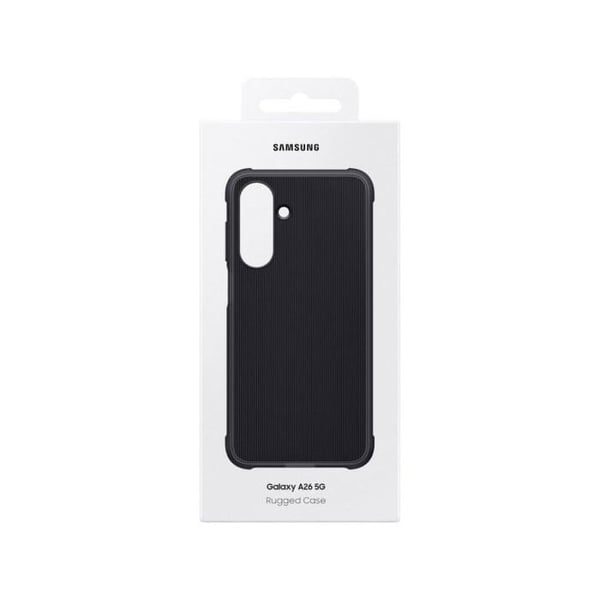 Forstærket bagside - SAMSUNG - Galaxy A26 5G - Sort - 2 års garanti - Stiv