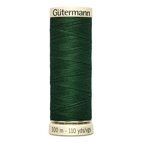 5-pack 100m spolar 100% polyester Gutermann Ref 788988 - Att 456 - gräsgrön