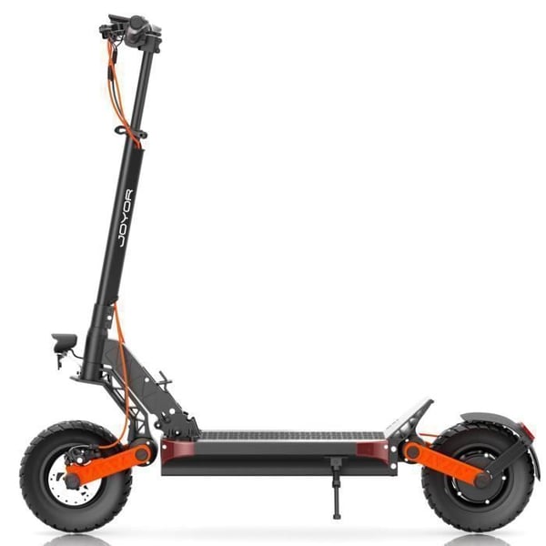 JOYOR S8 elektrisk scooter - 600 W motor - 48 V-26 Ah batteri - 10 tommer dæk - Sammenfoldelig - Sort