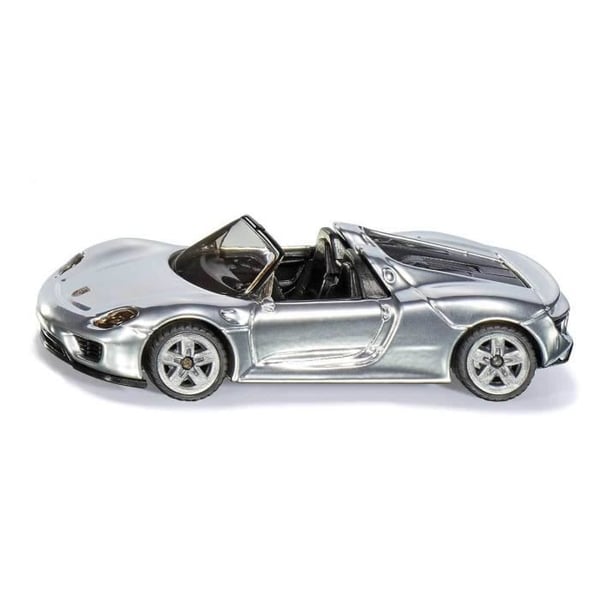 Sportbil - SIKU - Porsche 918 Spyder - Silver färg - Utomhusbruk - Mixad