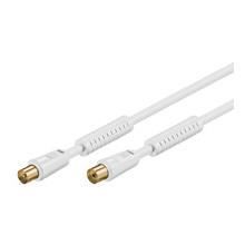 Kabel - WENTRONIC - 67275 - 10m - Vit - Koaxialkontakter