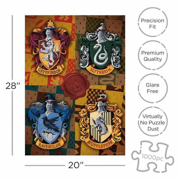 Pussel Harry Potter Crests 1000 st
