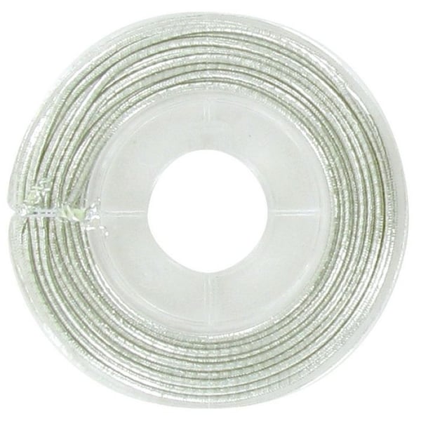 MégaCréa DIY - Elastisk tråd med silveröverdrag 1 mm x 5 m