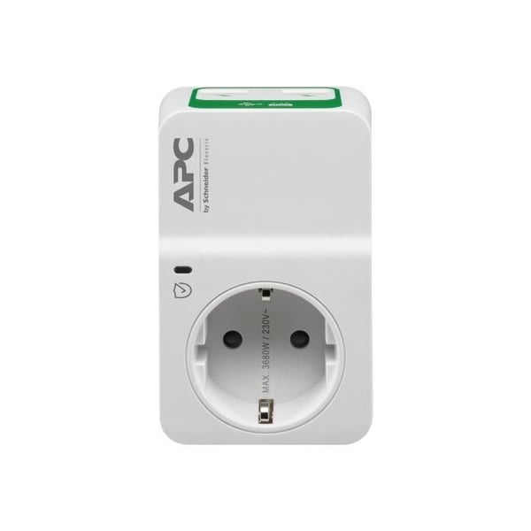 SurgeArrest - APC - PM1WU2 - Overspændingsbeskyttelse - 1 stik - Hvid