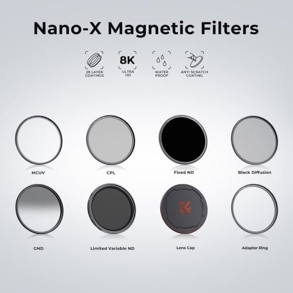 Polarisationsfilter - GENERISK - KF Concept - 77mm - Magnetisk - Hög Kvalitet