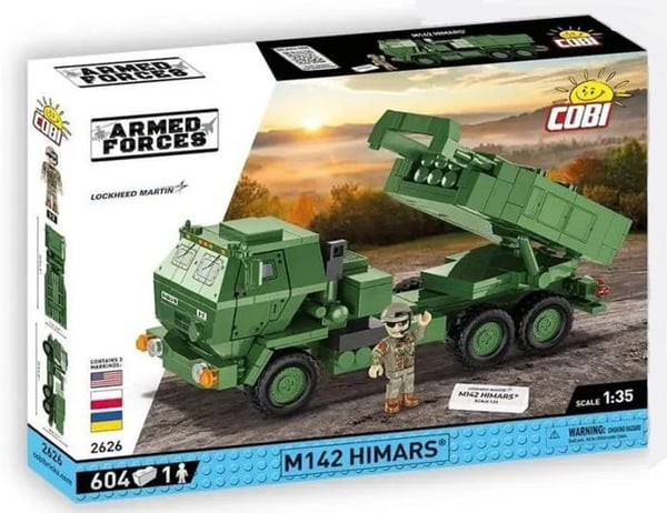 Maquette - COBI - M142 HIMARS - Plast - Grå - Att montera själv