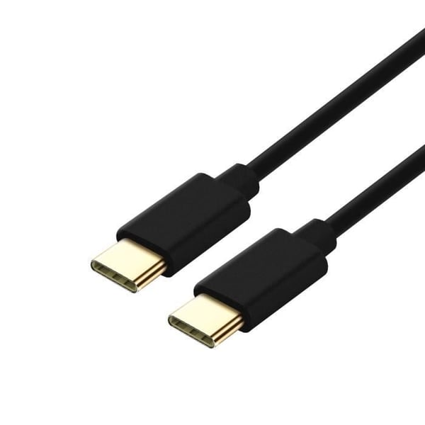 USB-C-kabel - AVIZAR - 2m - Power Delivery - Snabb överföring - Svart