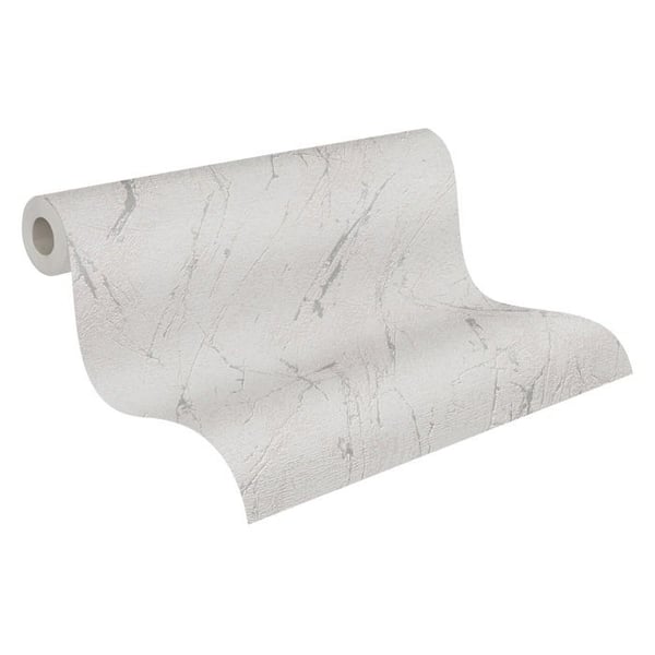 Non-woven tapeter - grå - stenimitation - Mönstrade tapeter - Elements II - A.S Création