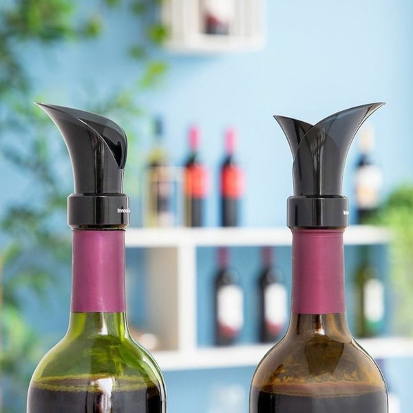 Vinflaskpropp - INNOVAGOODS - Wintopp - 2 i 1 hällare och luftare - Droppfri - Hermetisk