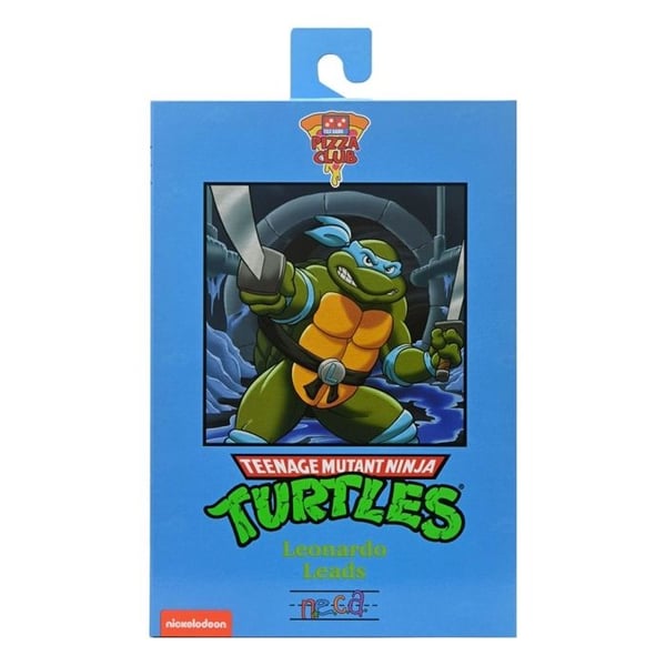 Tortues Ninja (Tecknad serie) figur med Ultimate Leonardo VHS 18 cm