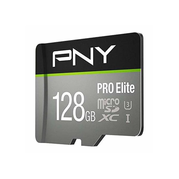 PNY PRO Elite MicroSDXC-kort - 128 GB - Klass 10/UHS-I (U3) - 100 MB/s Läs - 90 MB/s Skriv