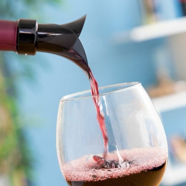 Vinflaskpropp - INNOVAGOODS - Wintopp - 2 i 1 hällare och luftare - Droppfri - Hermetisk