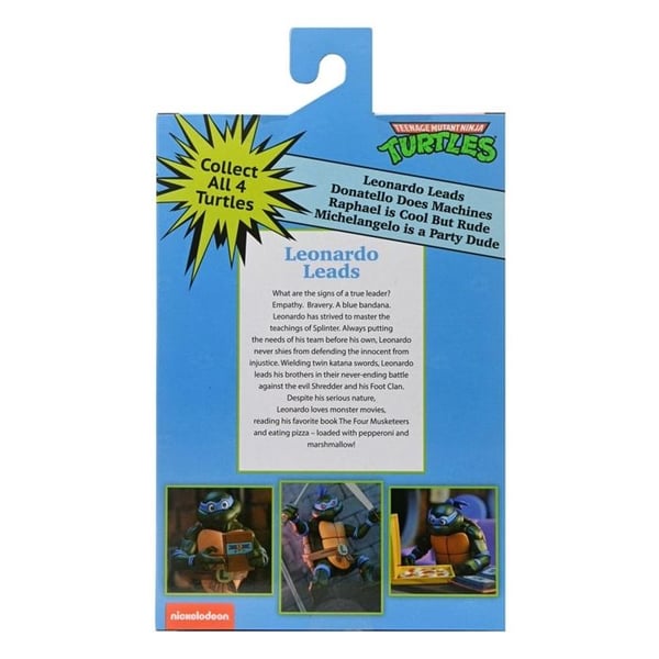 Tortues Ninja (Tecknad serie) figur med Ultimate Leonardo VHS 18 cm