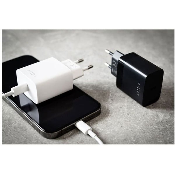 Strömadapter - FIXED - USB-C - 30W - Snabbladdning - Kompatibel med MagSafe