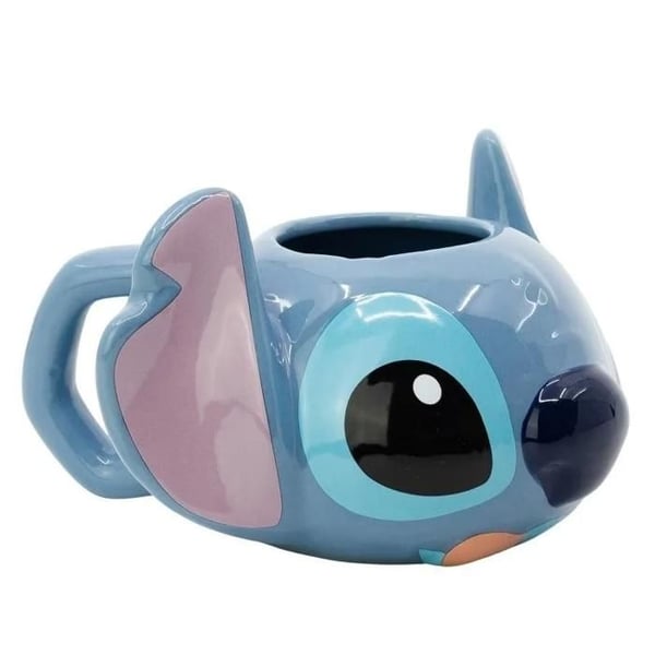 Mugg 3D - Disney - Stitch - Kokosnöt - 414 ml - Flerfärgad - Barn