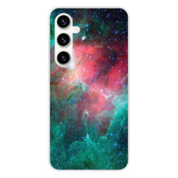 Tryckt silikonfodral som är kompatibelt med Samsung Galaxy S23 FE Nebula
