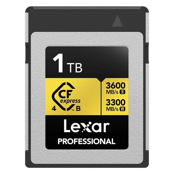 LEXAR CFexpress PRO Typ B Gold 4.0 serie 1To R3600/W3300