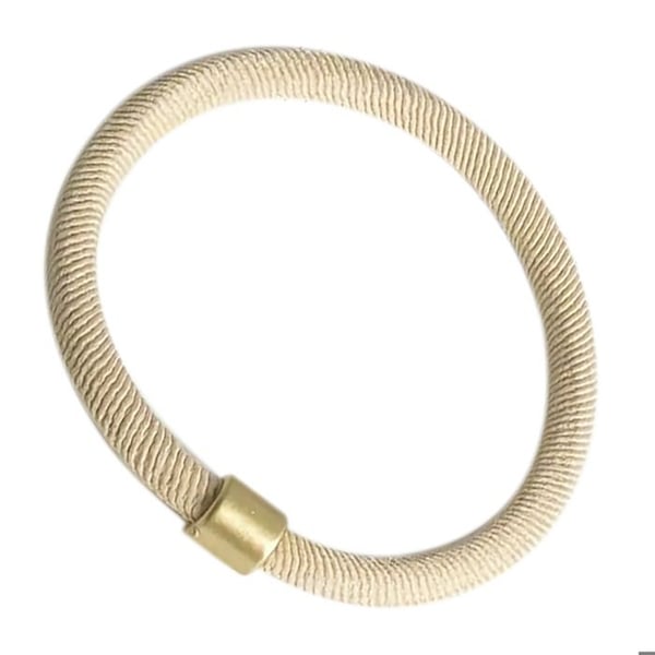 Hårsnodd - AVIZAR - Tvinnad - Guldig Änddel - Beige - För Kvinna