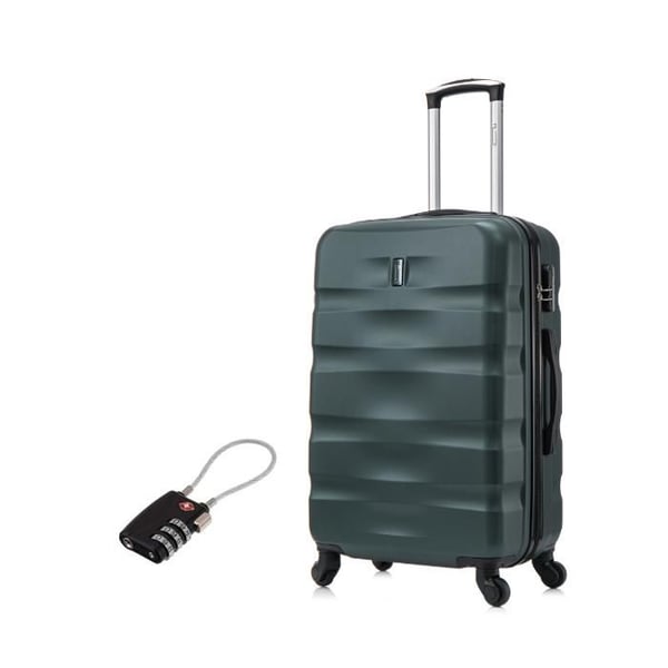 Mellanväska 20kg 65cm | Väska CELIMS AeroWave | ABS | Lås | Grön