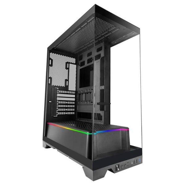 Gaming Chassi ATX - MARS GAMING - MC-PRISMA - Triple Härdat Glas - ARGB - Dubbel Kammare - Svart