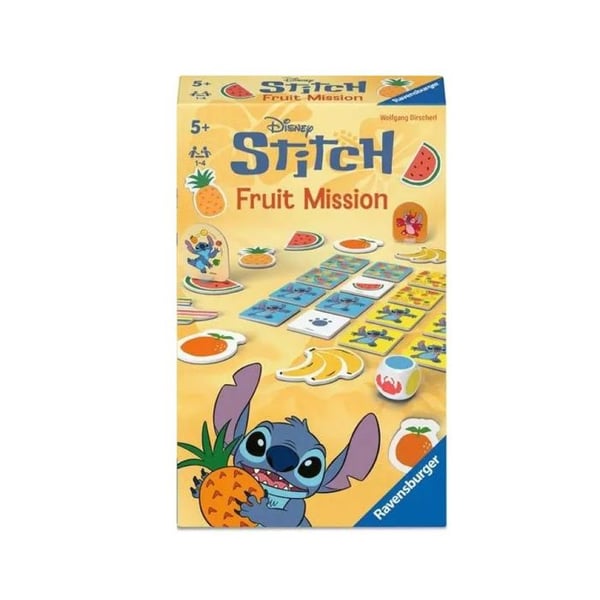 Minnespel - RAVENSBURGER - Stitch Fruit Mission - Ref. 24981 - Kooperativt - 2-4 spelare - 5+ år