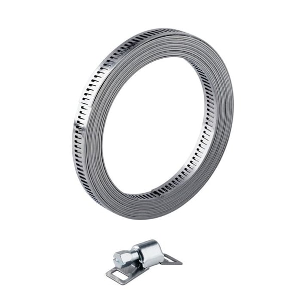 Fastspänne - SERFLEX - BSFT8 - Oändlig rem 8mm - Förpackning om 50 - Rulle på 25m