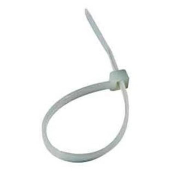 Kabelbindare - Märke - 140 X 3,6 mm - Vit - Pack om 100 - Perforerad bandkabelbindare - Enkel Kabelbindare - Märke - 140 X 3,6 mm - Vit - Pack om 100 - Perforerad bandkabelbindare - Enkel