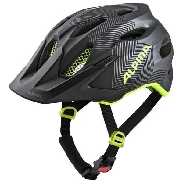 MTB-hjelm - Alpina - Carapax - Hvid - Multifarvet - Optimal beskyttelse
