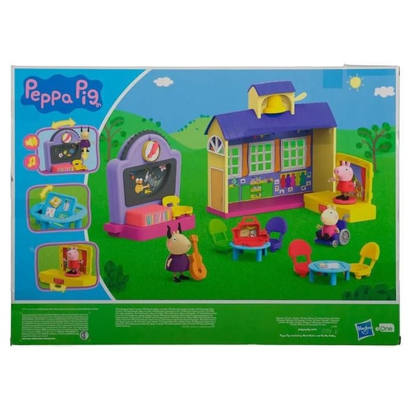 Figurine Peppa Pig - Peppas Äventyr - Förskola - Flerfärgad - Ljud och Ord