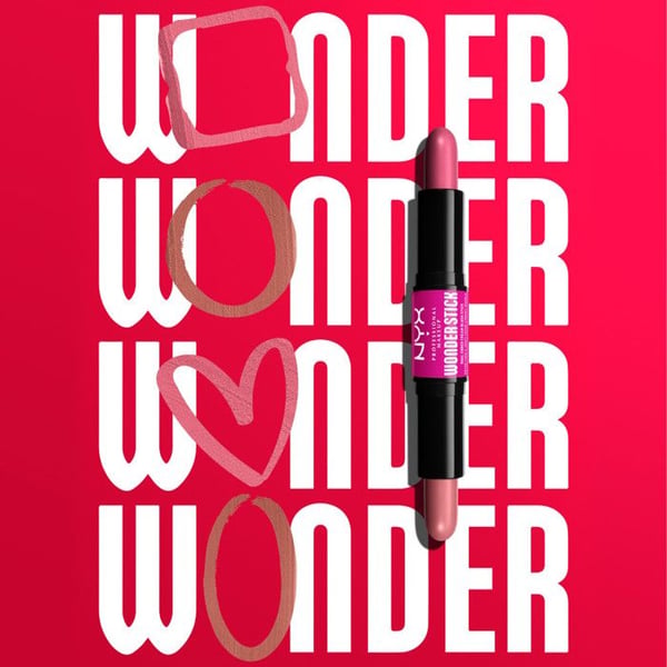 Blush - NYX PROFESSIONAL MAKEUP - Wonder Stick - Med hyaluronsyre - Vegansk - Modulær tekstur