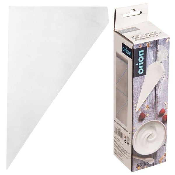 Återanvändbar spritspåse - ORION - 31 cm - 50 stycken - Genomskinlig - Återanvändbar - Lätt att rengöra - Flexibel