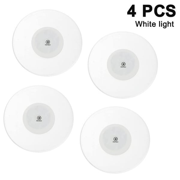 Set med 4 LED-underlägg, lysande, halkfria, perfekta för fester, barer och bröllopsdekorationer YYV